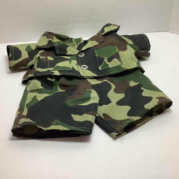 Other - Build A Bear Workshop Green Camo Camouflage Military Army Fatigues Outfit